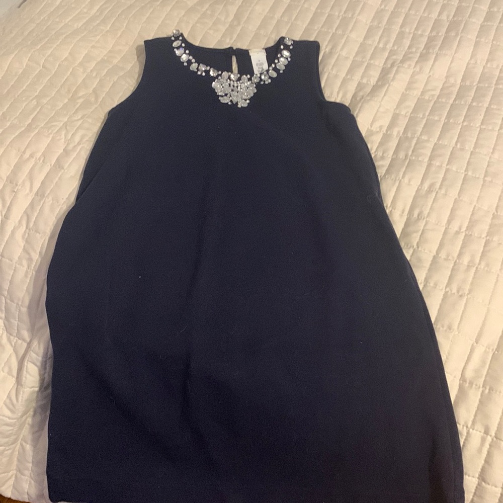 Beautiful crewcuts navy blue kids dress. Perfect condition.